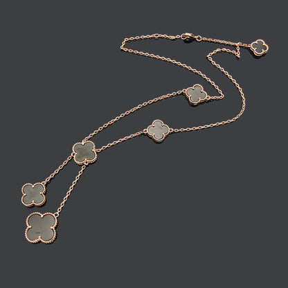 VAN24 Clover Shell Necklace gold plated necklace for women  Jewelry