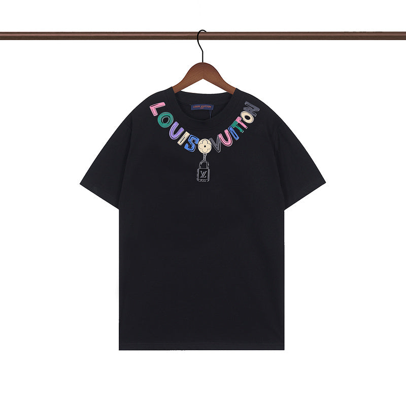 LVC002  Men's and women's summer short-sleeved T-shirt clothes