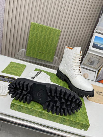 HJGS1 Leather Shoes Women 35-41 with box