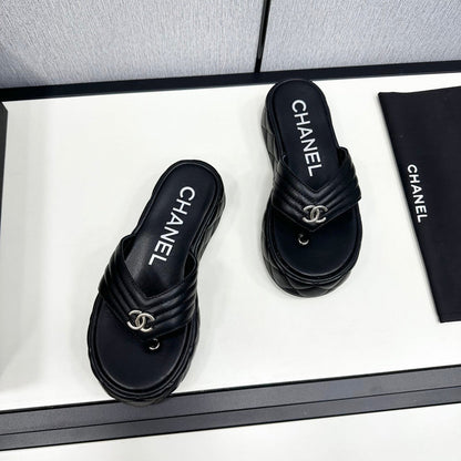 MBCS7 Leather Slippers Size 35-40 Shoes with Box