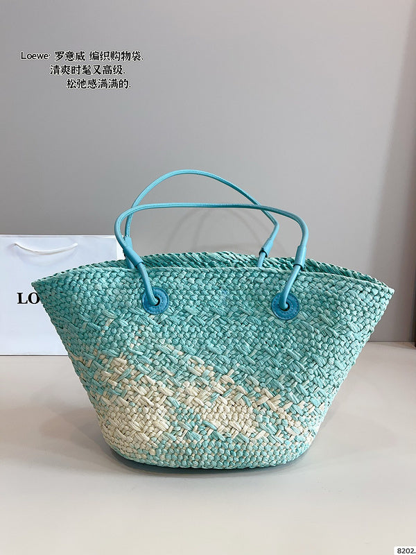 MLOB1   Handbag woven vegetable basket bag 28 * 18 * 25cm