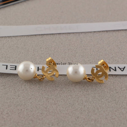 CHE3 man-made Pearl Earrings women earring gift  Jewelry