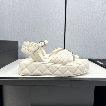 MBCS2 Leather Slippers Size 35-40 Shoes with Box