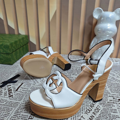 JHGS13 Slipper 12CM Heel Size 35-42 Shoes with box