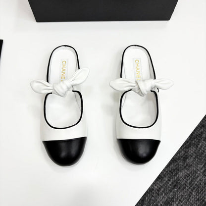 MBCS11 Leather Slippers Size 35-40 Shoes with Box