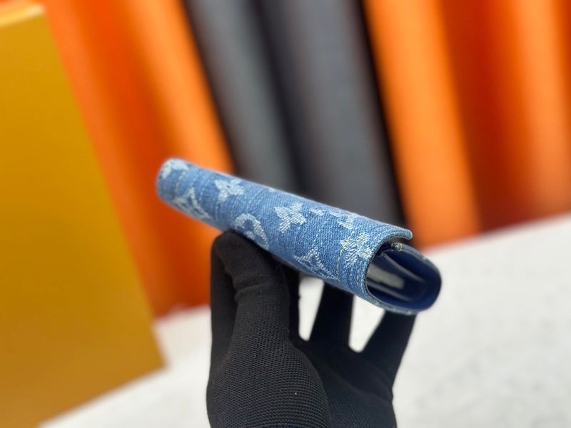 LLP225 Leather Bag 12-9.5-1.5CM Wallet Bags With Box