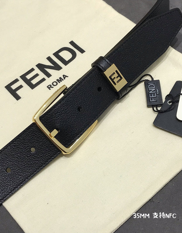 FBL9 Real leather 3.5CM 95-125CM Belt with all packing