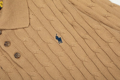 LFC5 New men's and women's spring and autumn collared sweaters, sweater base clothes