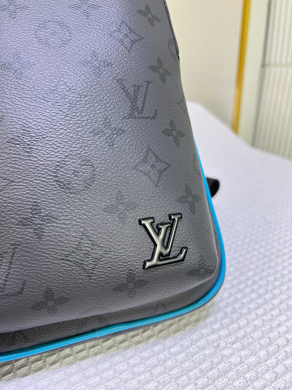 LLP77 Men Leather Bag 20-31-10CM Shoulder Bags