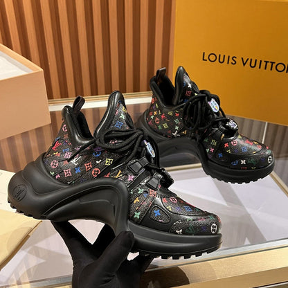 OLS38 Leather Women 5.5CM Shoes 35-41 with box