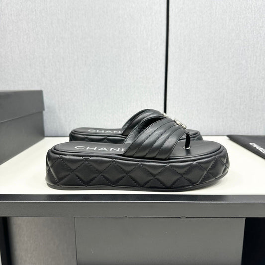 MBCS7 Leather Slippers Size 35-40 Shoes with Box