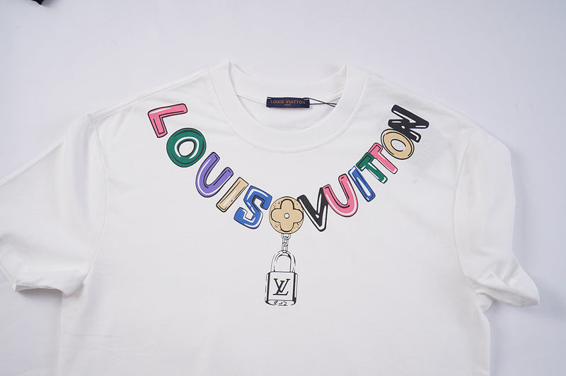 LVC002  Men's and women's summer short-sleeved T-shirt clothes