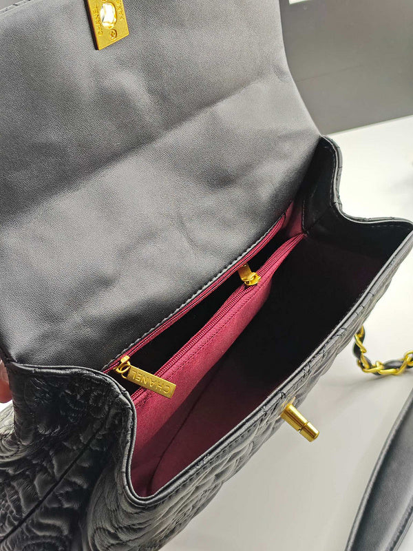 LCP27 Leather Bag 25.5-15-8CM Shoulder bags