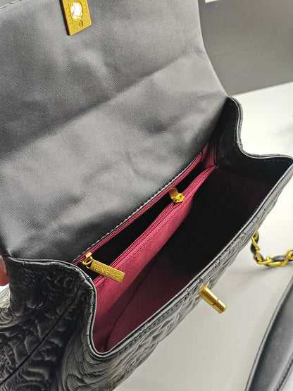 LCP27 Leather Bag 25.5-15-8CM Shoulder bags