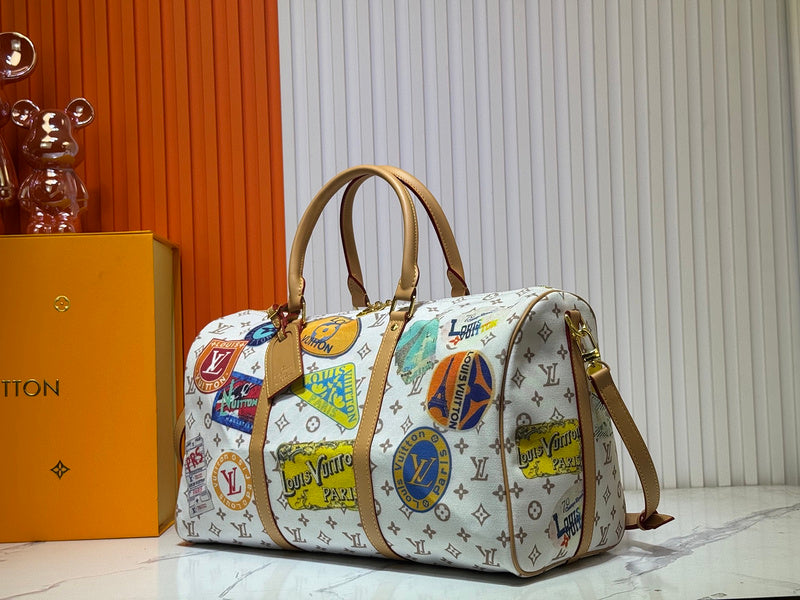 LLP195 Leather Bag 45-27-20CM Travel Bags