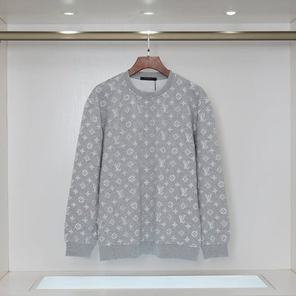 LVC403 New men's and women's spring and autumn hoodies, round neck pullovers, pure cotton clothing