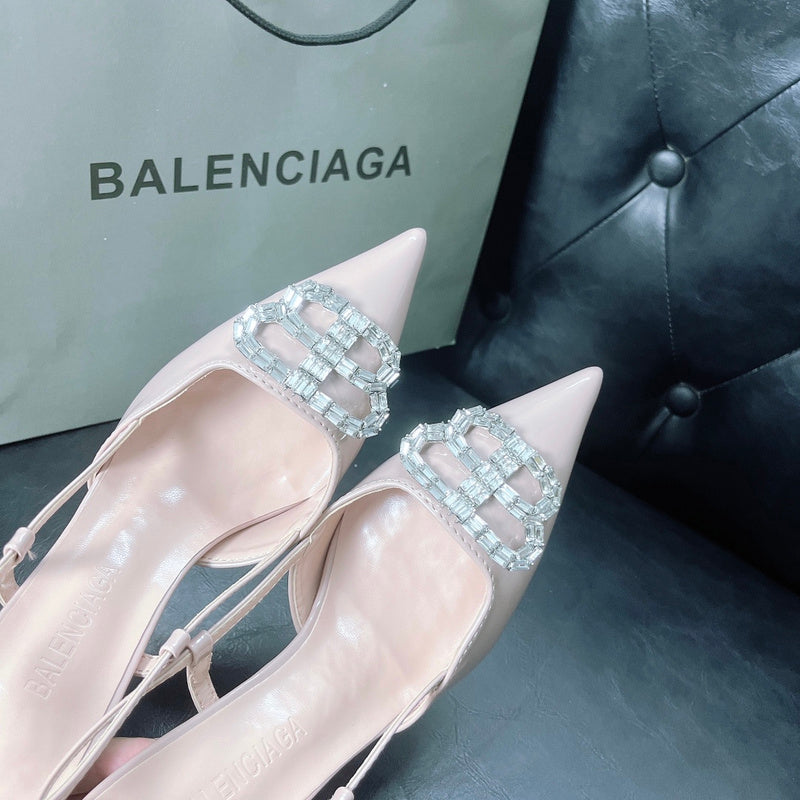 MBS11 Slippers Women 8CM heel shoes 35-42 With box