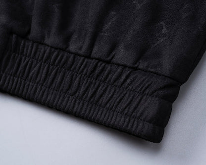 LVC022 New Spring and Autumn thin imitation deer skin velvet jacket long sleeved cardigan clothes