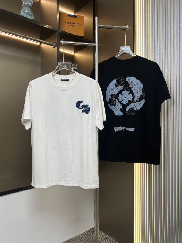 KLC17 New high-quality pure cotton men's and women's summer short sleeved top clothing