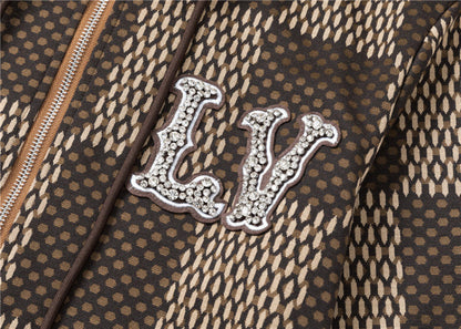 LVC025 New men's spring and autumn thin style outerwear+long pants pure cotton casual suit clothing