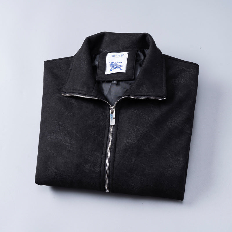 BUC07  New Spring and Autumn thin imitation deer skin velvet jacket long sleeved cardigan clothes