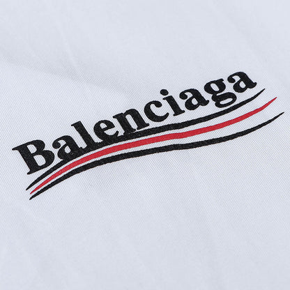 BAC32  NEW Men's and women's letter embroidery short-sleeved T-shirt