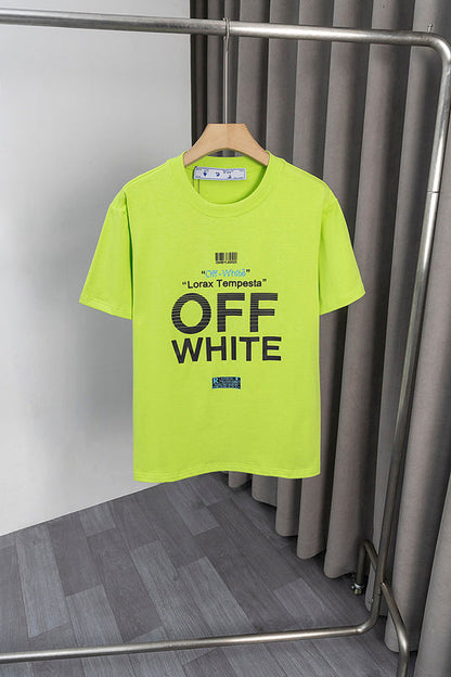 OFFC37  Men's and women's summer short-sleeved T-shirt clothes