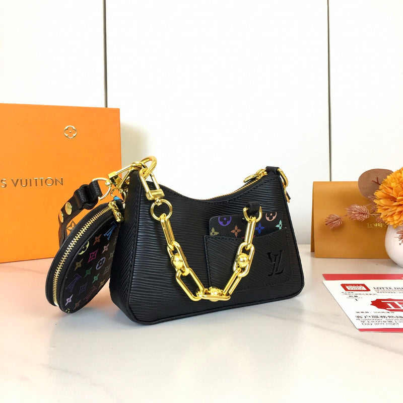 LLP022 Leather Bag 19-13.5-6.5CM Shoulder Bags