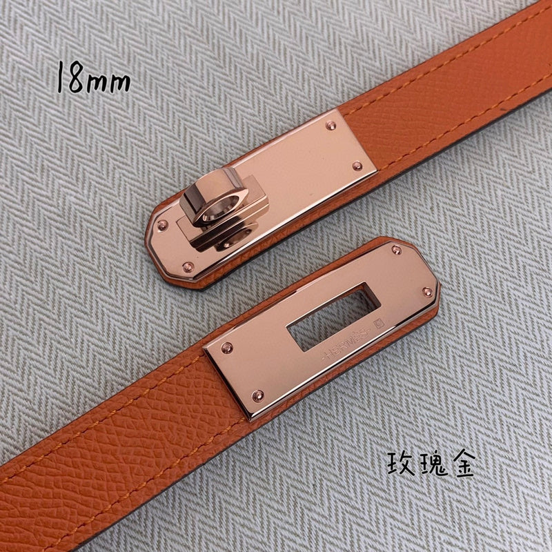 HBL7 Real leather 1.8CM 95-110CM Belt with all packing