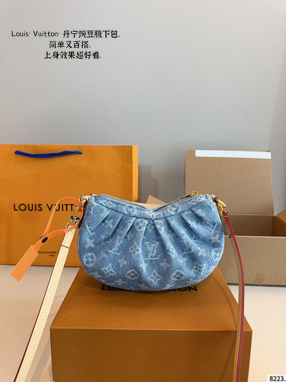 MLP39 Leather Bag 22-5-13CM Bags with Box