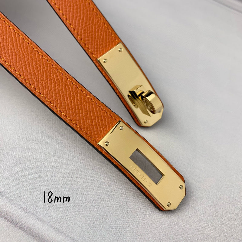 HBL7 Real leather 1.8CM 95-110CM Belt with all packing