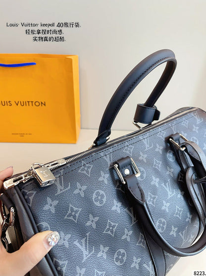 MLP27 Leather Bag 40-20-25CM Travel for women and men  Bags