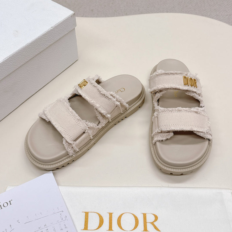 ODS3 Leather Women Slipper Size 35-42 Shoes with box