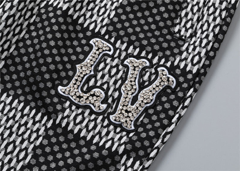 LVC025 New men's spring and autumn thin style outerwear+long pants pure cotton casual suit clothing