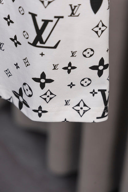 LVC009   Men's and women's summer short-sleeved T-shirt clothes