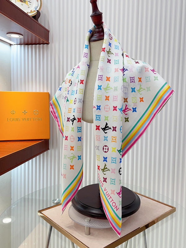 XLC29 Silk satin 90-90CM Scarf