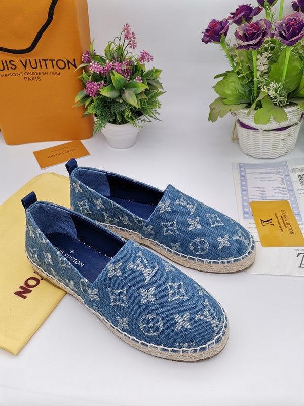 OLS34 Leather Women 35-42 Shoes Fisherman's shoes With box