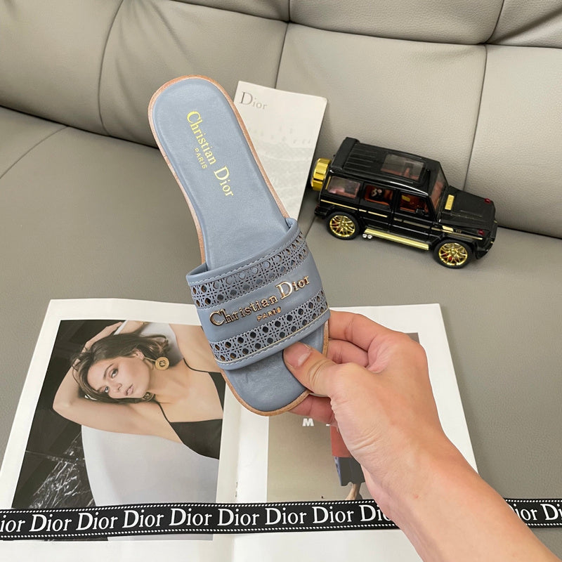 MBDS1 Leather Slippers Size 35-41 Shoes with Box