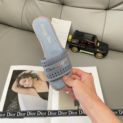 MBDS1 Leather Slippers Size 35-41 Shoes with Box