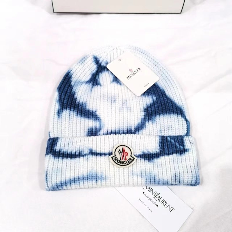 PMOH3  New tie dye multi-color core yarn knitted hat