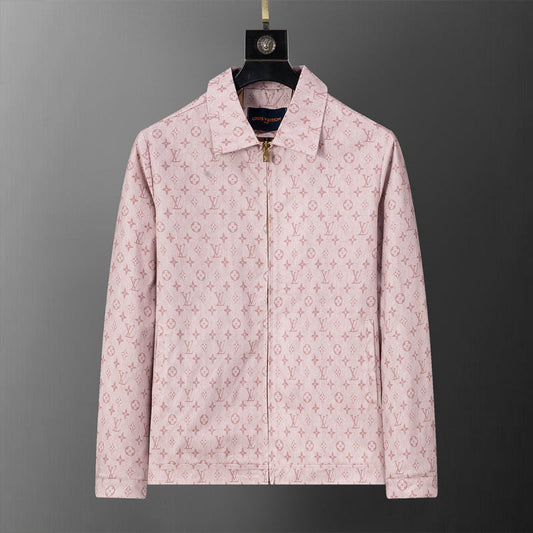 LVC030 New men's and women's autumn and winter new stand up collar jacket woven jacquard clothing