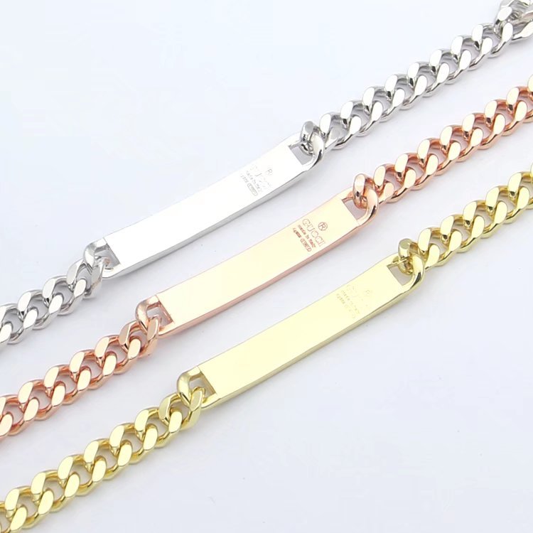 GB02   Square gold-plated bracelet jewelry