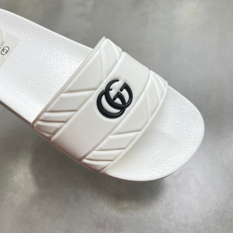 YGS06 Women and Man Leather Slippers 36-45 Shoes with Box