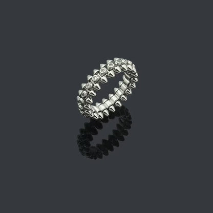 CAJ01    Ring with diamond bullet shape  Jewelry