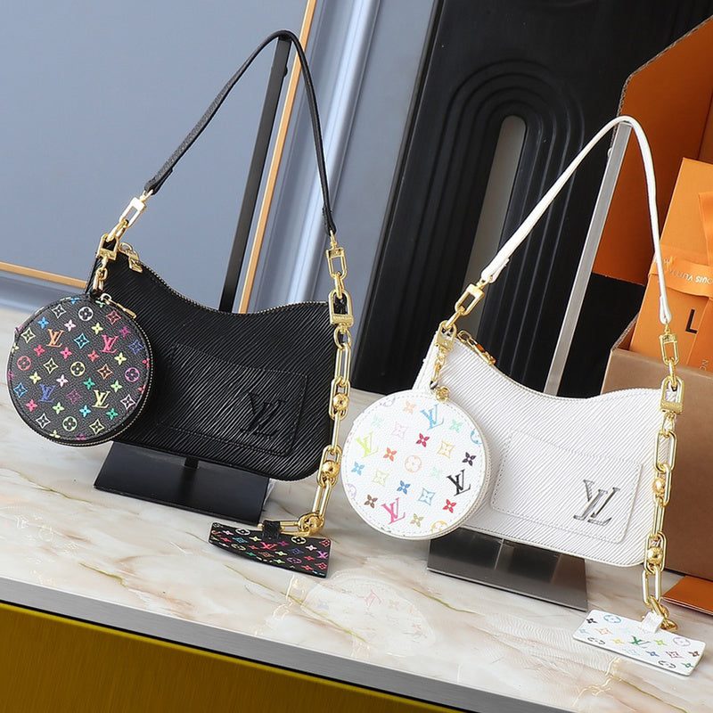 LLP022 Leather Bag 19-13.5-6.5CM Shoulder Bags