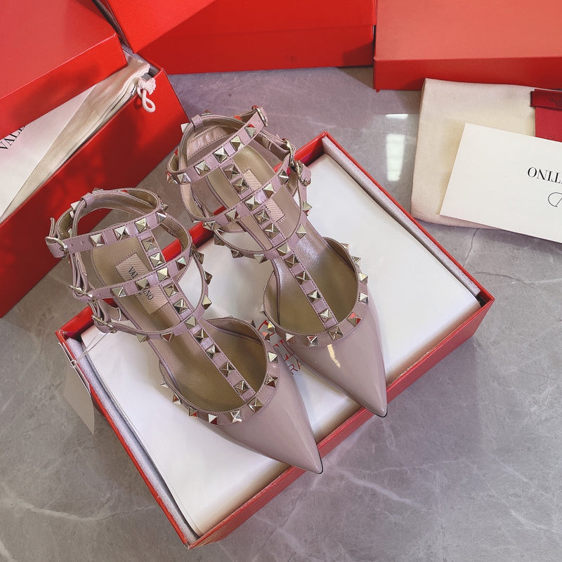 MVS24 Leather Women 6-8-10CM Heel shoes 35-42 With box