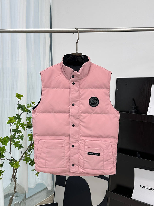 DEC12  Canada Goose High Quality 1:1 New Unisex Down jacket for women lady pink black logo