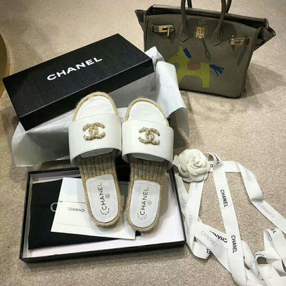 MCS0 Leather slippers shoes 35-40 With box