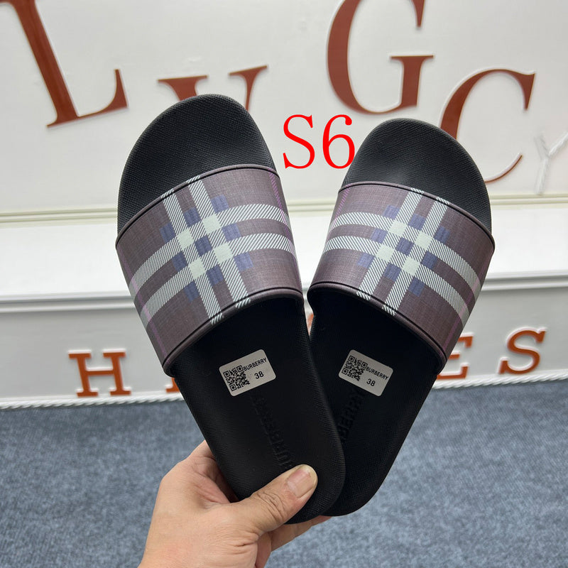 YBS01 Couples slipper Leather Shoes 36-46 with box