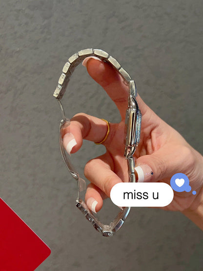 CW81 Women's Double-row Diamond Watch 27*37mm